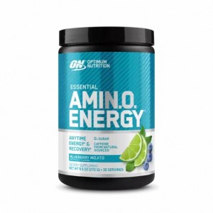 Optimum Nutrition ESSENTIAL AMIN.O. ENERGY® Blueberry Mojito 0.6 lb (30 Servings) Pakistan | 096-LWDTFB