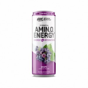 Optimum Nutrition ESSENTIAL AMIN.O. ENERGY+ Electrolytes Sparkling Grape 355ml * 12 Cans (12 Servings) Pakistan | 051-PCHZDT