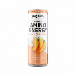 Optimum Nutrition ESSENTIAL AMIN.O. ENERGY+ Electrolytes Sparkling Peach Bellini 355ml * 12 Cans (12 Servings) Pakistan | 035-VDZRSA