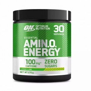 Optimum Nutrition Essential AMIN.O. Energy Lemon & Lime 270 grams (30 Servings) Pakistan | 381-NMLATQ