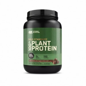 Optimum Nutrition GOLD STANDARD® 100% Plant Rich Chocolate Fudge 1.76 lb (20 Servings) Pakistan | 518-LKFDUG