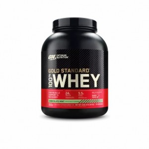 Optimum Nutrition GOLD STANDARD 100% WHEY™ Chocolate Mint 5 lb (70 Servings) Pakistan | 630-EXYRPH