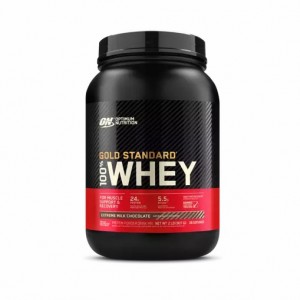 Optimum Nutrition GOLD STANDARD 100% WHEY™ Extreme Milk Chocolate 2 lb (28 Servings) Pakistan | 503-RUBHLV