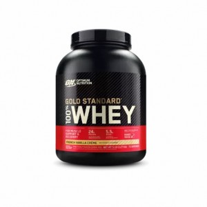 Optimum Nutrition GOLD STANDARD 100% WHEY™ French Vanilla Creme 5 lb (73 Servings) Pakistan | 924-FHLYDO