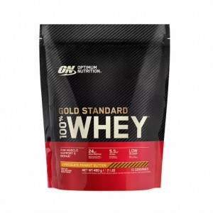 Optimum Nutrition Gold Standard 100% Whey Protein Powder Chocolate Peanut Butter 480 grams (15 Servings) Pakistan | 359-DKZQSH