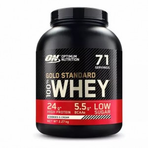 Optimum Nutrition Gold Standard 100% Whey Protein Powder Cookies & Cream 2.27 kg (71 Servings) Pakistan | 396-OXASTQ