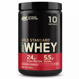 Optimum Nutrition Gold Standard 100% Whey Protein Powder Delicious Strawberry 300 grams (10 Servings) Pakistan | 932-YLDGHO