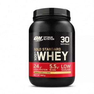 Optimum Nutrition Gold Standard 100% Whey Protein Powder French Vanilla 900 grams (30 Servings) Pakistan | 407-SRLGCW