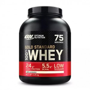 Optimum Nutrition Gold Standard 100% Whey Protein Powder Unflavoured 2.25 kg (75 Servings) Pakistan | 109-KDGJHE