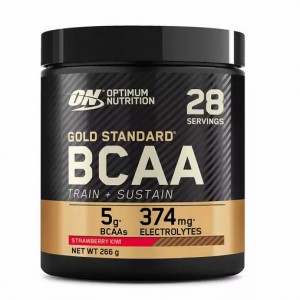 Optimum Nutrition Gold Standard BCAA Train + Sustain Strawberry Kiwi 266 grams (28 Servings) Pakistan | 659-IKFGTM