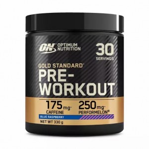 Optimum Nutrition Gold Standard Pre-Workout Blue Raspberry 330 grams (30 Servings) Pakistan | 035-CVRYGE