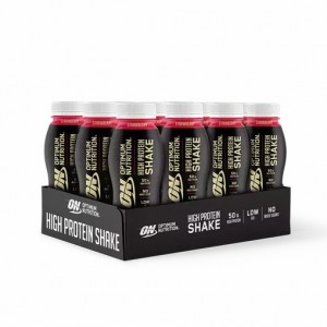 Optimum Nutrition Optimum Protein Shake Strawberry 6000 ml (12 bottles) Pakistan | 420-MCOUKX