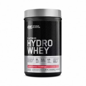 Optimum Nutrition PLATINUM HYDROWHEY™ Supercharged Strawberry 1.76 lb (20 Servings) Pakistan | 487-QCFKPX