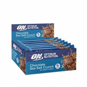 Optimum Nutrition Protein Bar Chocolate Sea Salt Crunch 720 grams (12 Bars) Pakistan | 504-TSIEVB