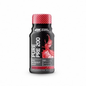 Optimum Nutrition Pure Pre 200 Pre-Workout Shot Berry 60ml (12 shots) Pakistan | 592-WFJZKP