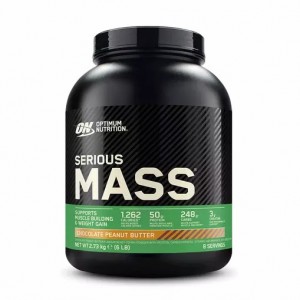 Optimum Nutrition Serious Mass Chocolate Peanut Butter 2.73 kg (8 Servings) Pakistan | 546-QFEAPV