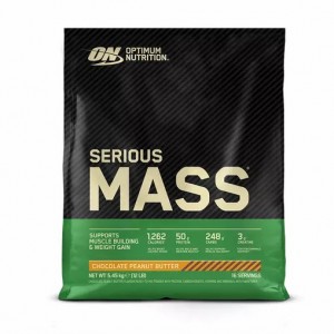 Optimum Nutrition Serious Mass Chocolate Peanut Butter 5.45 kg (16 Servings) Pakistan | 529-WYOXGR