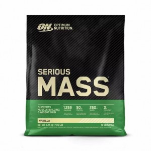 Optimum Nutrition Serious Mass Gainer Vanilla 5.45 kg (16 Servings) Pakistan | 456-WCVDTU