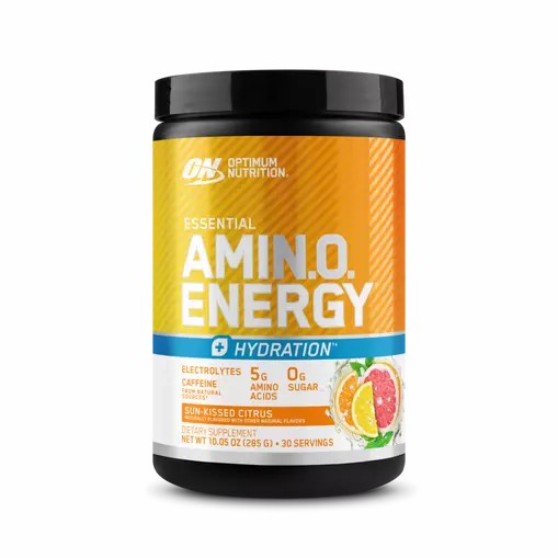 Optimum Nutrition Essential AMIN.O. ENERGY + Electrolytes *new* Sun-kissed Citrus 0.63 lb (30 Servings) Pakistan | 971-XREFAW