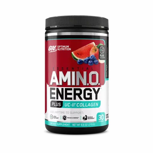 Optimum Nutrition Essential AMIN.O. ENERGY + UC-II Collagen 0.6 lb (30 Servings) Pakistan | 745-NPSZIL