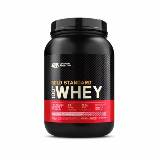 Optimum Nutrition GOLD STANDARD 100% WHEY™ Delicious Strawberry 2 lb (29 Servings) Pakistan | 397-YMFLJQ