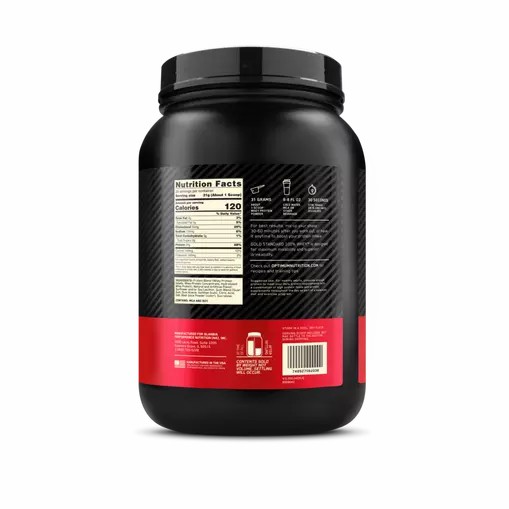 Optimum Nutrition GOLD STANDARD 100% WHEY™ Strawberries & Cream 2 lb (29 Servings) Pakistan | 037-SJIFBG