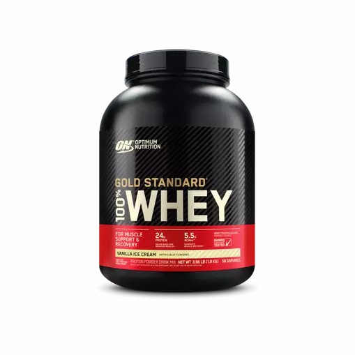 Optimum Nutrition GOLD STANDARD 100% WHEY™ Vanilla Ice Cream 4 lb (58 Servings) Pakistan | 659-ZQROWC