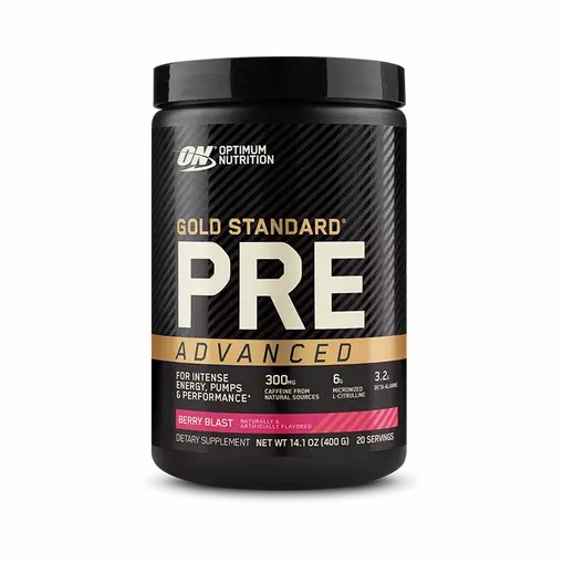 Optimum Nutrition GOLD STANDARD® Pre Advanced Berry Blast 0.88 lb (20 Servings) Pakistan | 651-PAZQFK