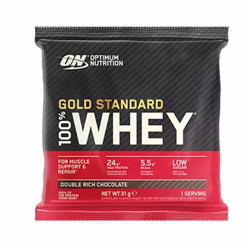 Optimum Nutrition Gold Standard 100% Whey Powder Sachets Double Rich Chocolate 1 sachet (31 grams) Pakistan | 845-JRZNDI