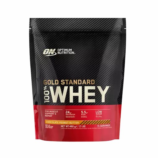 Optimum Nutrition Gold Standard 100% Whey Protein Powder Chocolate Peanut Butter 480 grams (15 Servings) Pakistan | 359-DKZQSH