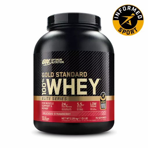 Optimum Nutrition Gold Standard 100% Whey - Elite Series Delicious Strawberry 2.27 kg Pakistan | 613-ITXMNE