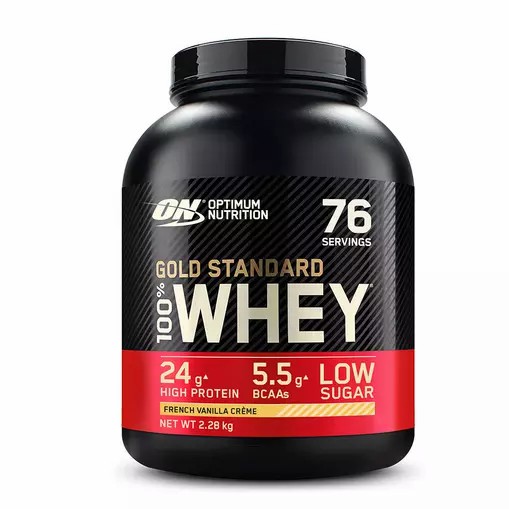 Optimum Nutrition Gold Standard 100% Whey Protein Powder French Vanilla 2.28 kg (76 Servings) Pakistan | 025-BZRCEQ