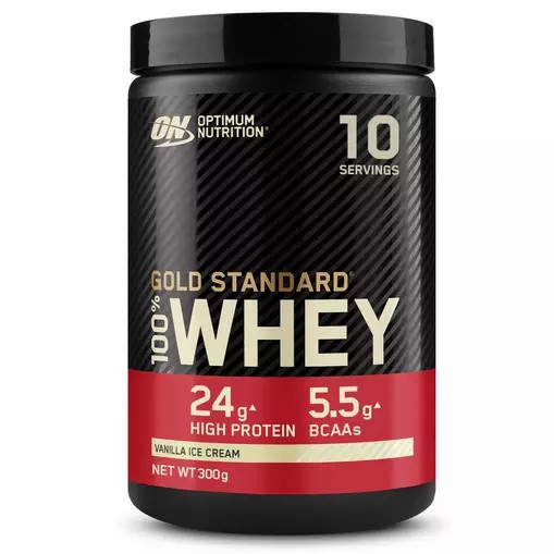 Optimum Nutrition Gold Standard 100% Whey Protein Powder Vanilla Ice Cream 300 grams (10 Servings) Pakistan | 364-OBIFLU