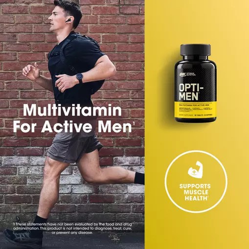 Optimum Nutrition OPTI-MEN® Multivitamin Tablets 90 Tablets (30 Servings) Pakistan | 580-RHNZQS