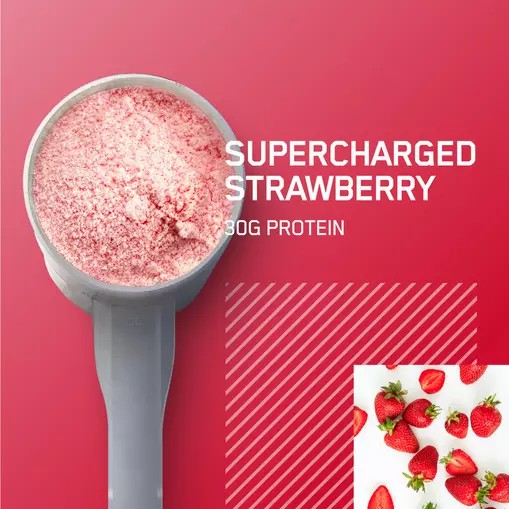 Optimum Nutrition PLATINUM HYDROWHEY™ Supercharged Strawberry 1.76 lb (20 Servings) Pakistan | 487-QCFKPX