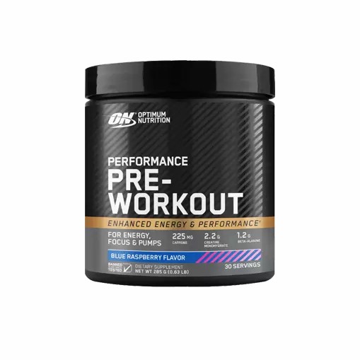 Optimum Nutrition Performance Pre-Workout Blue Raspberry 285g Pakistan | 189-ZUCSRJ