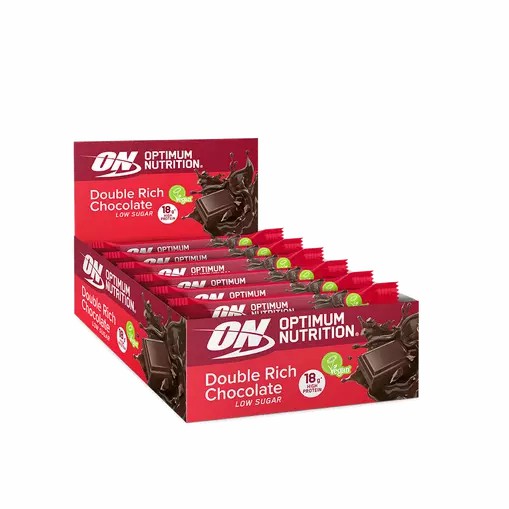 Optimum Nutrition Plant Protein Bar Double Rich Chocolate 720 grams (12 Bars) Pakistan | 289-JRYLGV