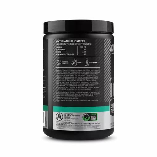 Optimum Nutrition Platinum Igniter Cherry Lime Punch 0.84 lb (20 Servings) Pakistan | 653-PACSZE