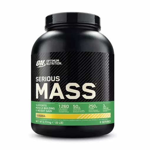 Optimum Nutrition Serious Mass Banana 2.73 kg (8 Servings) Pakistan | 654-QOFEHD