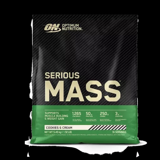 Optimum Nutrition Serious Mass Cookies & Cream 5.45 kg (16 Servings) Pakistan | 953-TYMPNV